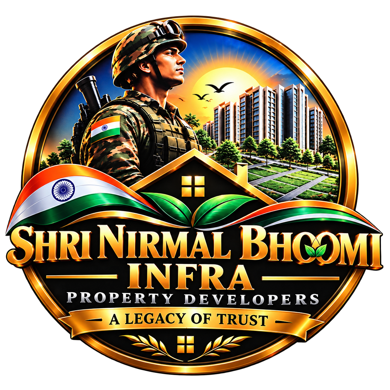 Shri Nirmal Bhoomi Infra लोगो